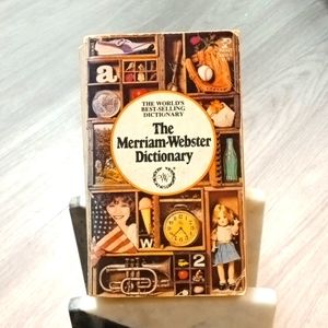 Vintage Merriam-Webster Dictionary Copyright 1974
